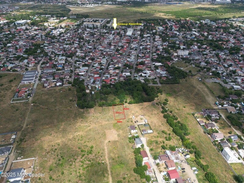 Sector 5  Teren Intravilan 846m2 - P+3-5 - Str. Drumul Movila, Sector 5